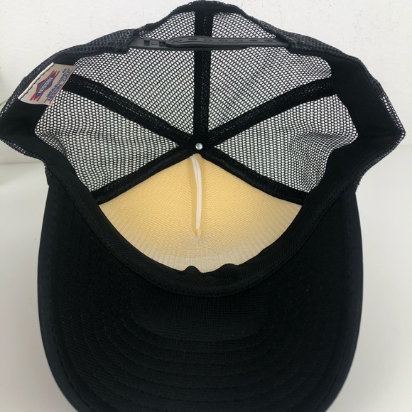 Vans Off The Wall Black & White Trucker Style Snap Back Baseball Cap - Picture 14 of 16